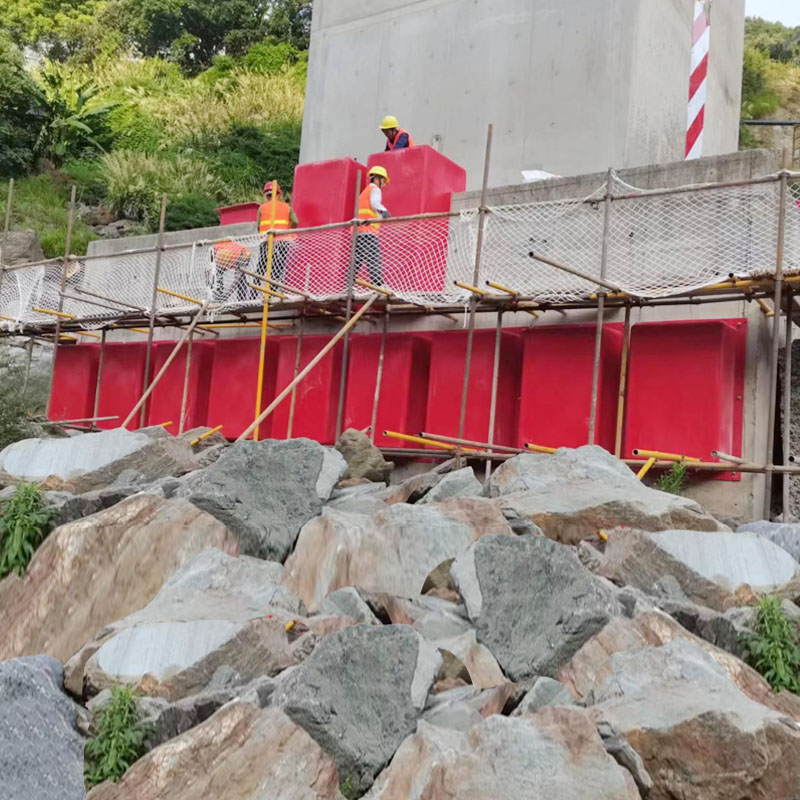 瀛湖鎮漢江橋固定防撞設施